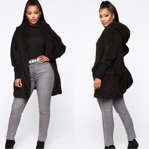 Fashion Nova Teddy Oh Baby Jacket